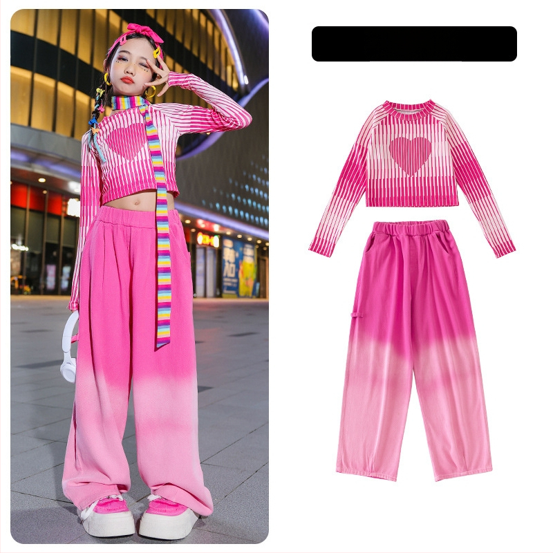 Meitenēm džezdeju komplekts: crop-top ar garām piedurknēm, kokvilnas audums 22% sastāvs, prakses drēbes, drošības klase B, pavasaris un rudens