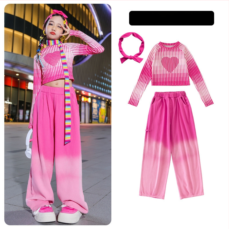 Meitenēm džezdeju komplekts: crop-top ar garām piedurknēm, kokvilnas audums 22% sastāvs, prakses drēbes, drošības klase B, pavasaris un rudens