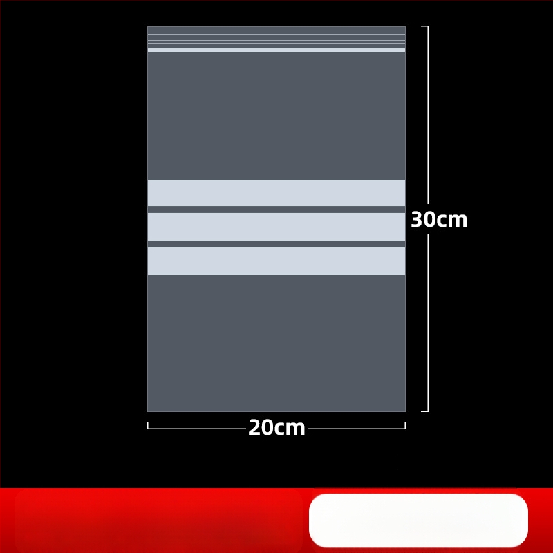 Skaidrus savarankiškai užsidarantis maišelis juvelyrinių pavyzdžių užrašomu etikete, PE medžiaga, užsandarinimo ilgis 2 cm