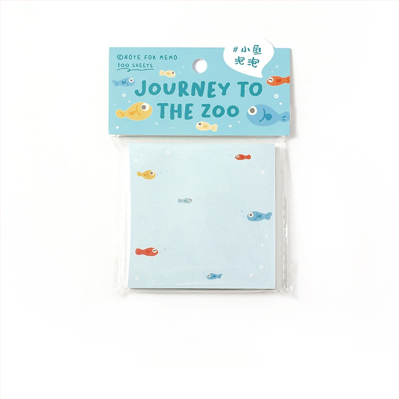 Jurnal de călătorie la grădina zoologică — 100 de file, hârtie, ilustrații în stil desen animat, imprimare