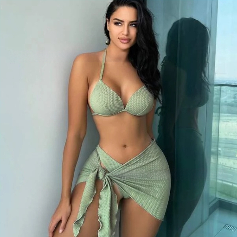 Set de baie trei piese, poliester, 300 g, căptușeală 95% poliester, cupe cu căptușeală, fără suport metalic