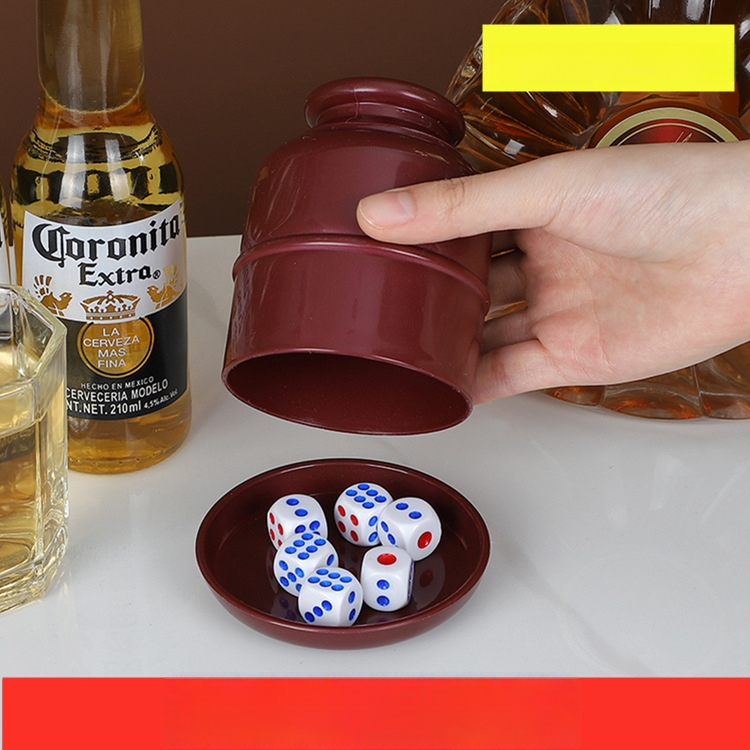 Runwei kauliukų puodelių rinkinys, PP medžiaga, 120 vnt., šachmatų ir kortų žaidimams