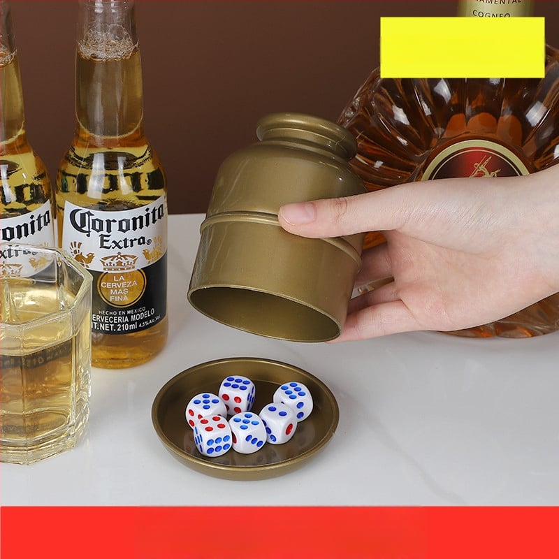 Runwei kauliukų puodelių rinkinys, PP medžiaga, 120 vnt., šachmatų ir kortų žaidimams