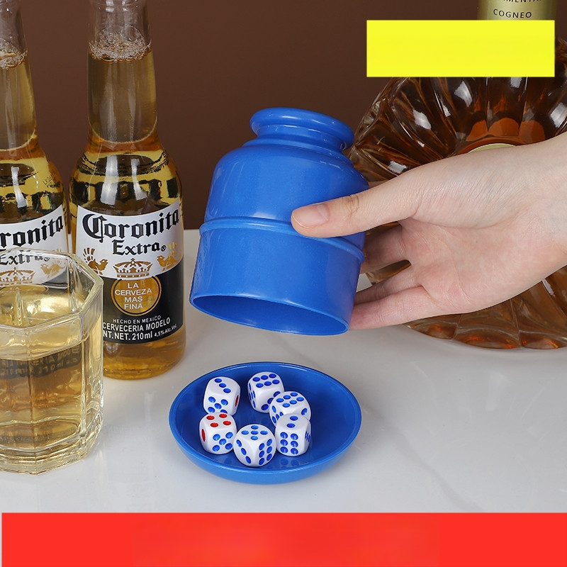 Runwei kauliukų puodelių rinkinys, PP medžiaga, 120 vnt., šachmatų ir kortų žaidimams