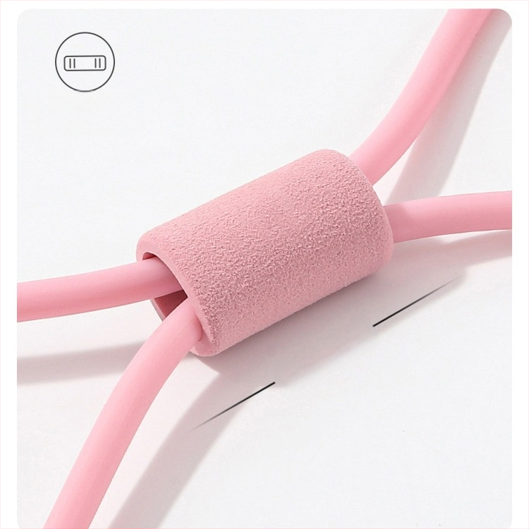 Otporni uređaj s oblikom 8 za fitness i jogu, materijal TPR, specifikacije 4×7, za odrasle