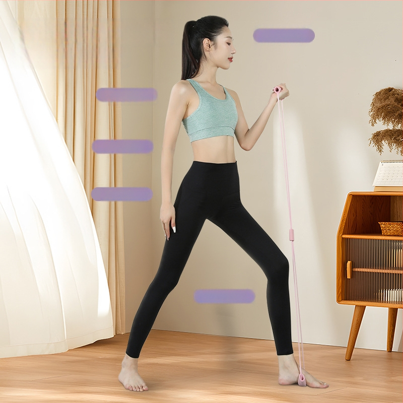 Otporni uređaj s oblikom 8 za fitness i jogu, materijal TPR, specifikacije 4×7, za odrasle