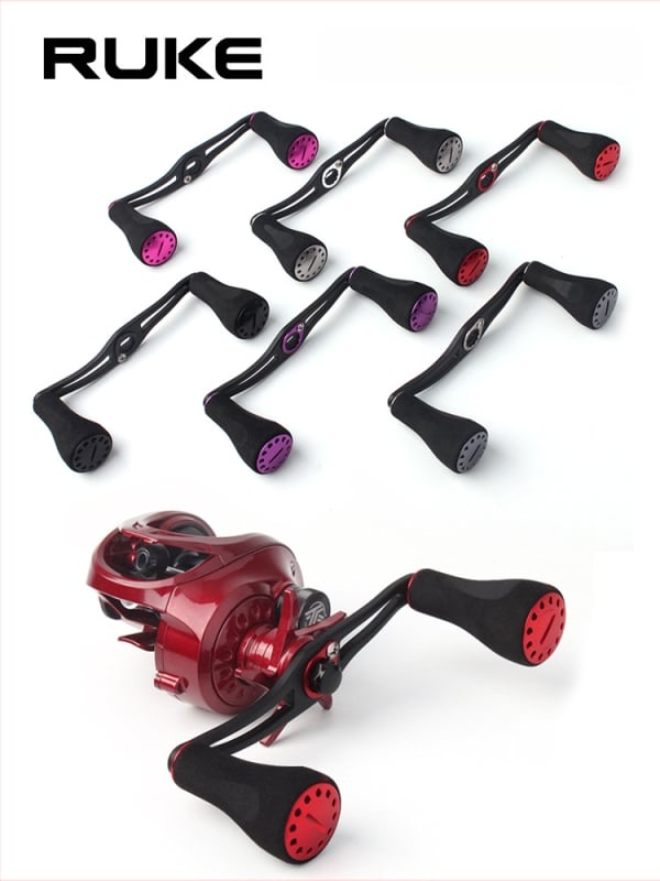 RUKE mâner de braț reglabil pentru mulinete de pescuit – ușor, extins și mărit, EVA anti-derapant, potrivire universală