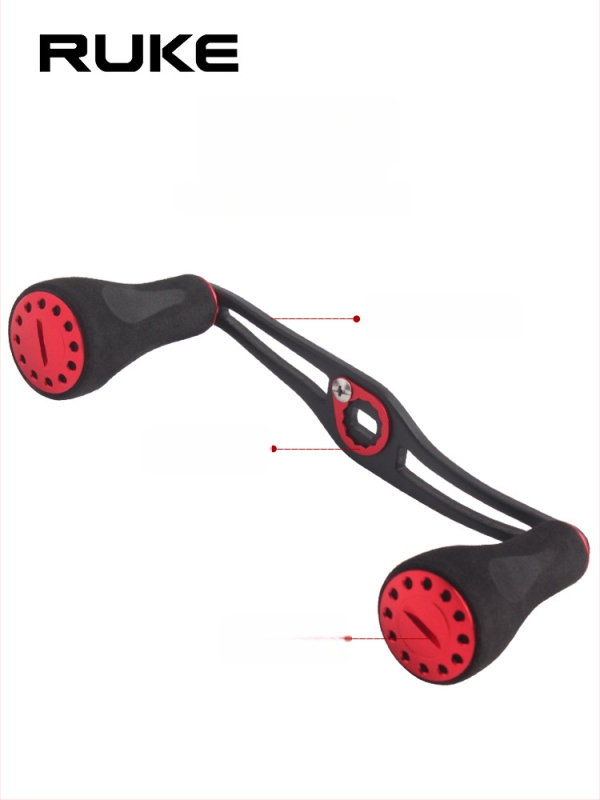 RUKE mâner de braț reglabil pentru mulinete de pescuit – ușor, extins și mărit, EVA anti-derapant, potrivire universală