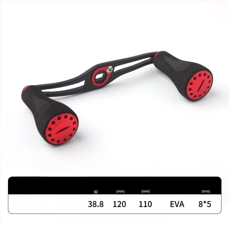 RUKE mâner de braț reglabil pentru mulinete de pescuit – ușor, extins și mărit, EVA anti-derapant, potrivire universală