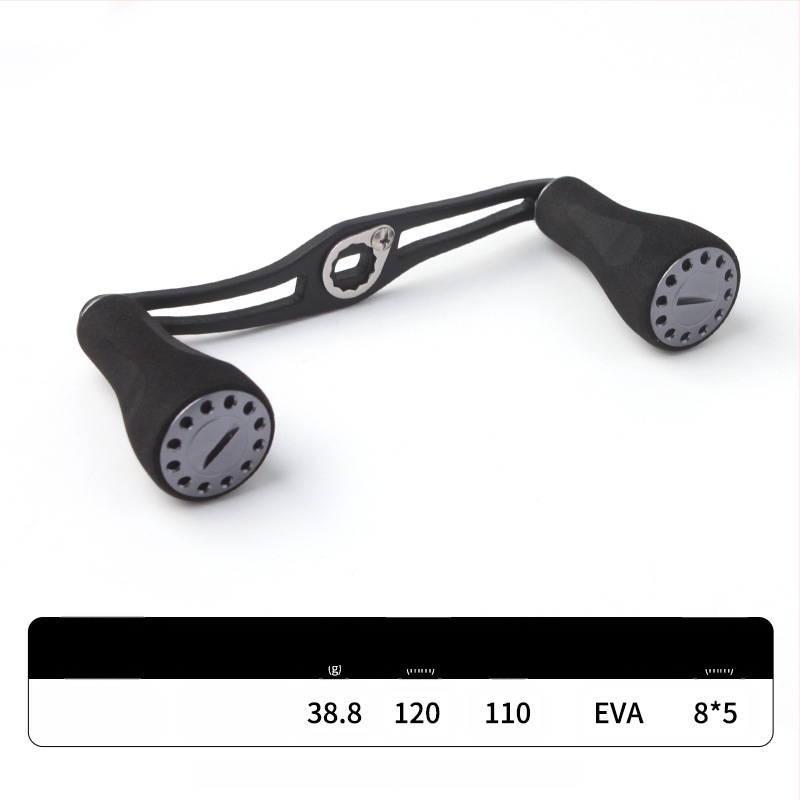 RUKE mâner de braț reglabil pentru mulinete de pescuit – ușor, extins și mărit, EVA anti-derapant, potrivire universală