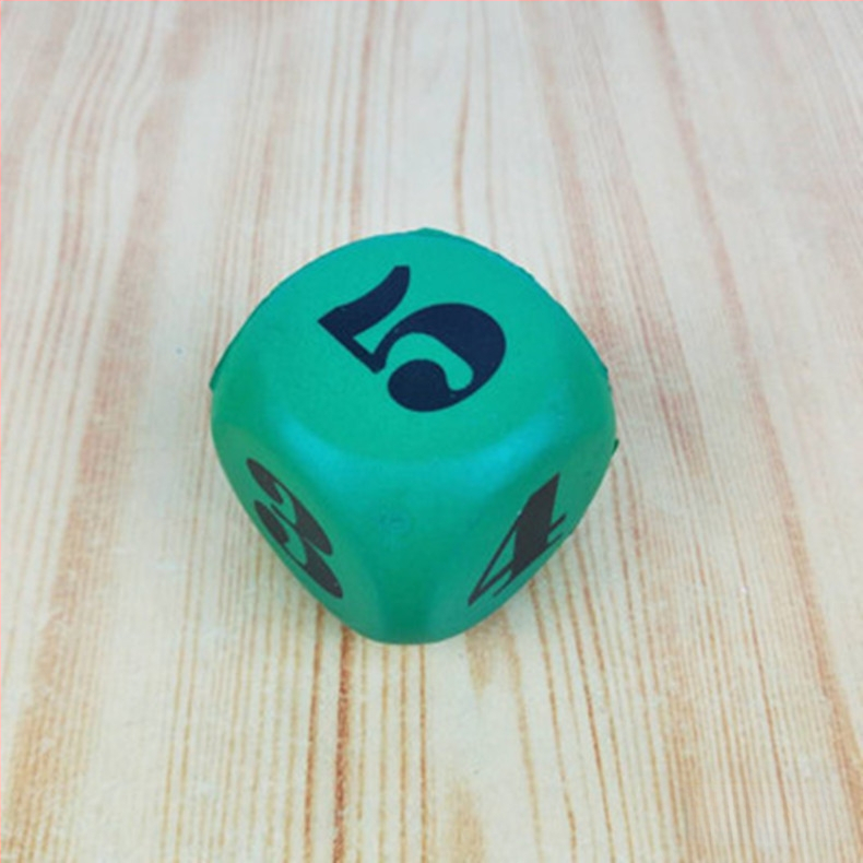 PU putų kubeliai, 6-pusių, minkštas švietėjiškas žaislas vaikams, pakuotė 600 vienetų