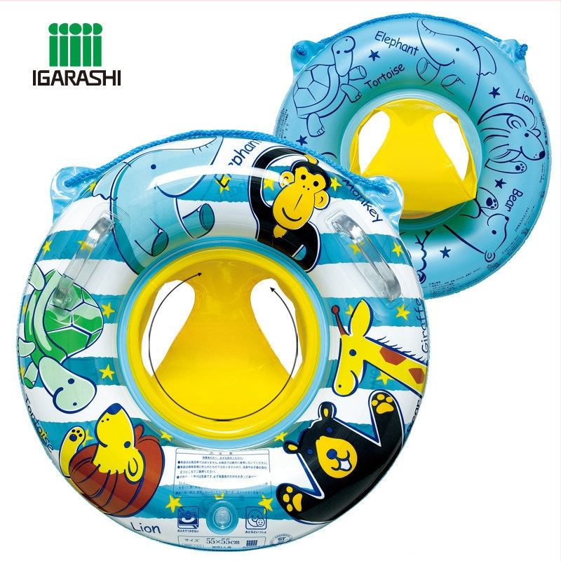 Arashi dječji plivački prsten sa sjedalom, uzorak životinja, PVC 0,25 mm, za plivanje i vodene aktivnosti