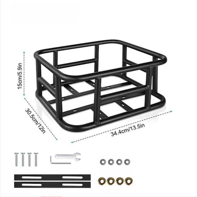 Tagumine jalgrattakorv raudse raamiga ja sisemise voodriga, mudel BIKA-BAG119, veekindel ja isoleeritud.