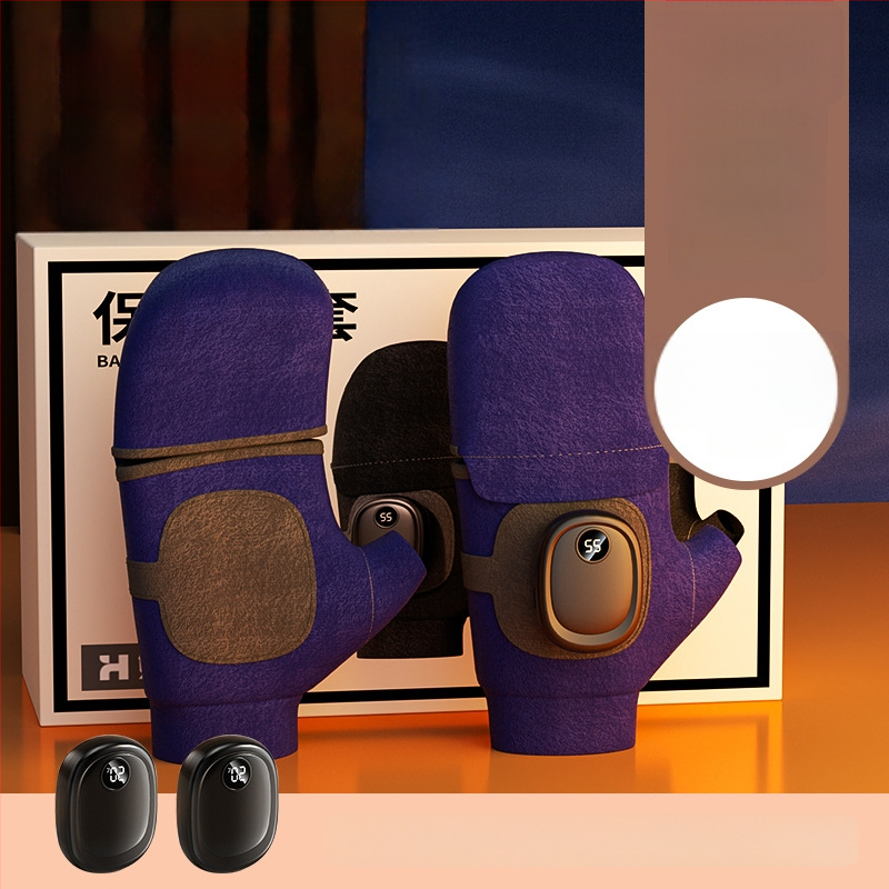 Mănuși de bicicletă cu încălzire din grafen, încărcare USB, pentru exterior în timpul iernii