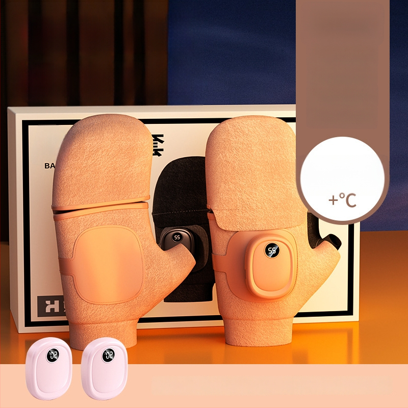 Mănuși de bicicletă cu încălzire din grafen, încărcare USB, pentru exterior în timpul iernii