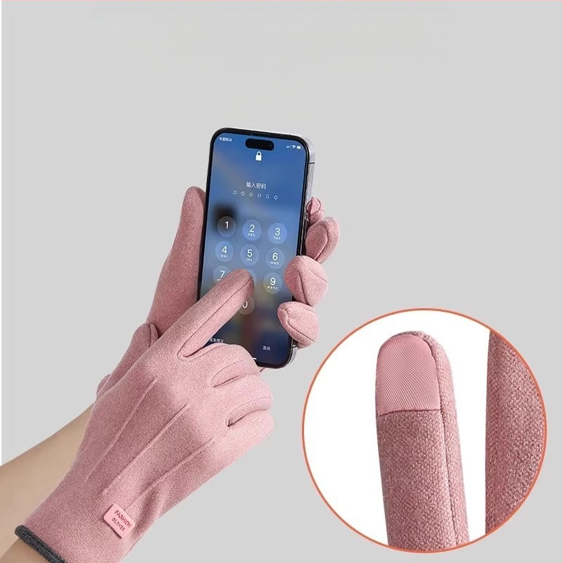 Mănuși unisex de iarnă pentru ciclism – poliester, grosime medie, degete separate, mănuși pentru bicicletă, pentru ciclism, exerciții și naveta (Poliester • Grosime medie • Degete separate • Mănuși pentru bicicletă • Pentru ciclism, exerciții, naveta)