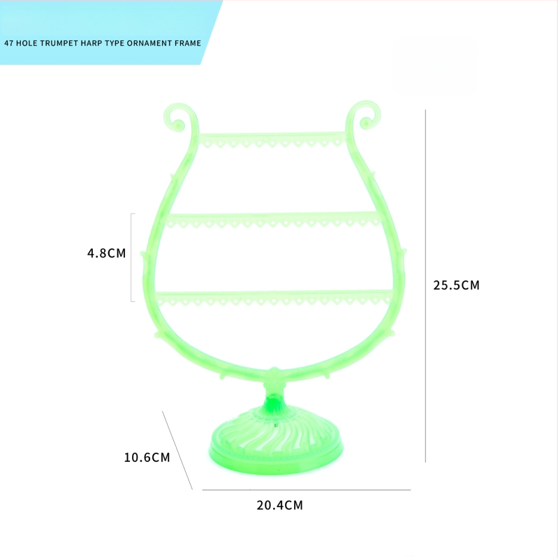 Lan Jun Pianino stiliaus juvelyrinių laikiklis, dviejų sluoksnių, PP plastikas, įpurškimo formavimas, meno vėjo stilius
