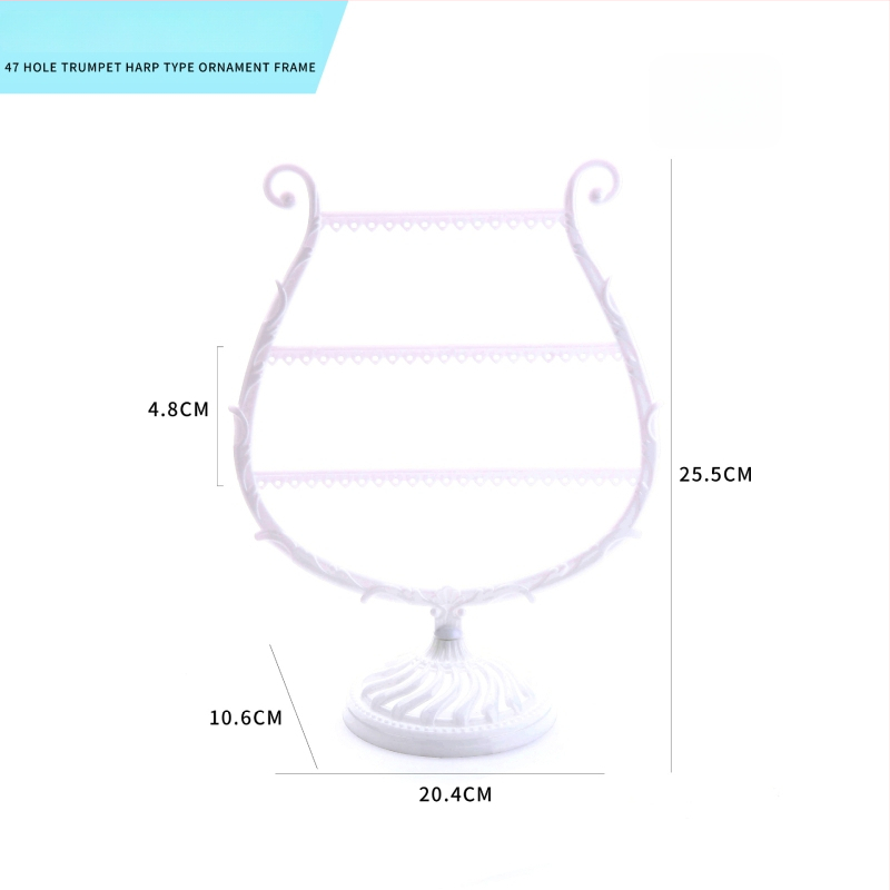 Lan Jun Pianino stiliaus juvelyrinių laikiklis, dviejų sluoksnių, PP plastikas, įpurškimo formavimas, meno vėjo stilius