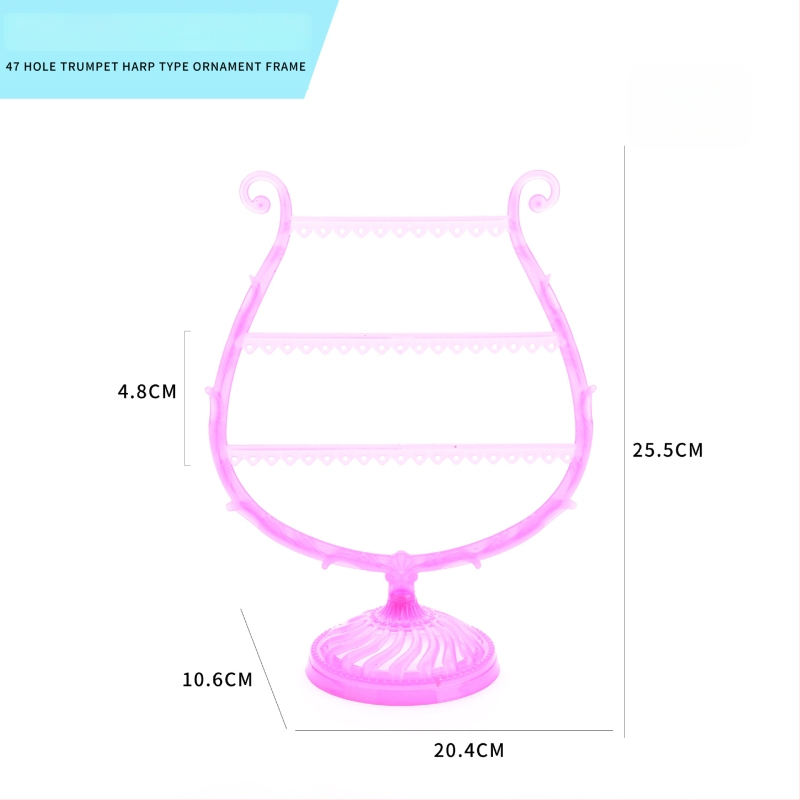 Lan Jun Pianino stiliaus juvelyrinių laikiklis, dviejų sluoksnių, PP plastikas, įpurškimo formavimas, meno vėjo stilius