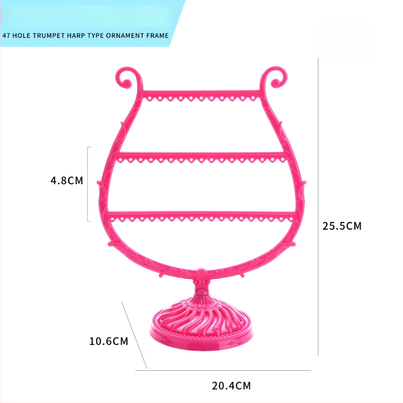 Lan Jun Pianino stiliaus juvelyrinių laikiklis, dviejų sluoksnių, PP plastikas, įpurškimo formavimas, meno vėjo stilius