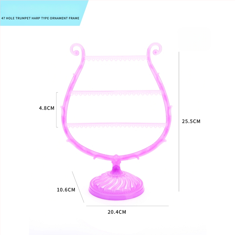 Lan Jun Pianino stiliaus juvelyrinių laikiklis, dviejų sluoksnių, PP plastikas, įpurškimo formavimas, meno vėjo stilius