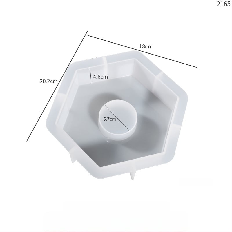 Silikoninė forma DIY laikrodžio pendulio stendui, geometrinis Europos stilius, kvadrato formos, tinkama gipsiui, epoksidinei resinai, žvakėms ir juvelyrikos gamybai