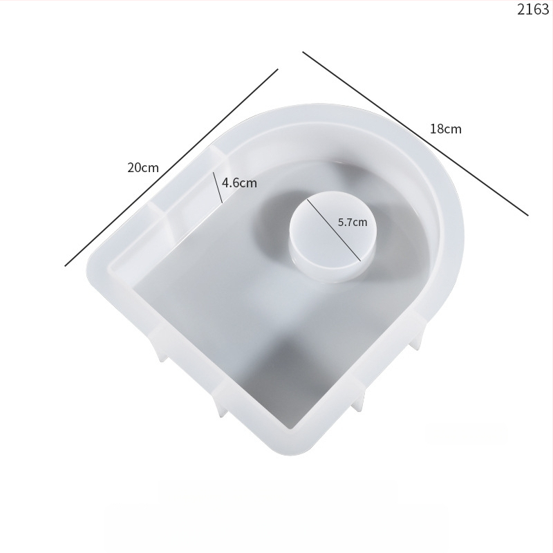 Silikoninė forma DIY laikrodžio pendulio stendui, geometrinis Europos stilius, kvadrato formos, tinkama gipsiui, epoksidinei resinai, žvakėms ir juvelyrikos gamybai