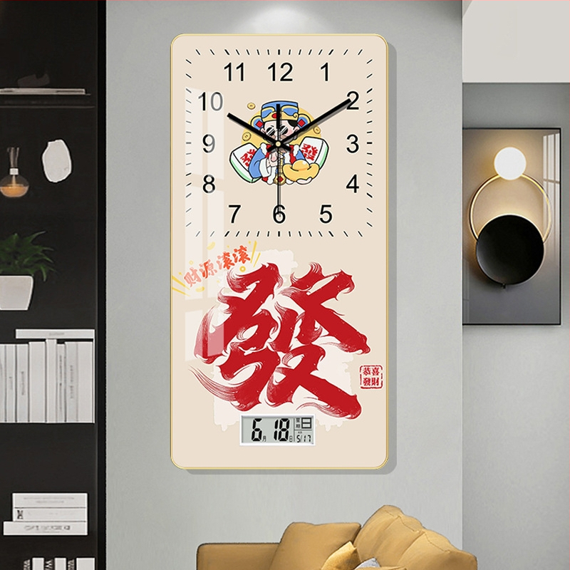 Seinaline kell kalendri ja termomeetriga, vaikne liikumine, näitajad + numbrid, vaigukorpus