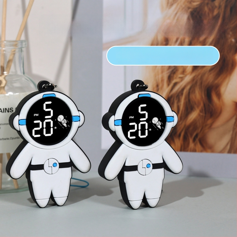 Ключодържател с електронен часовник за ученици със светещ цифров дисплей, водоустойчив до 10 м, електронен ход