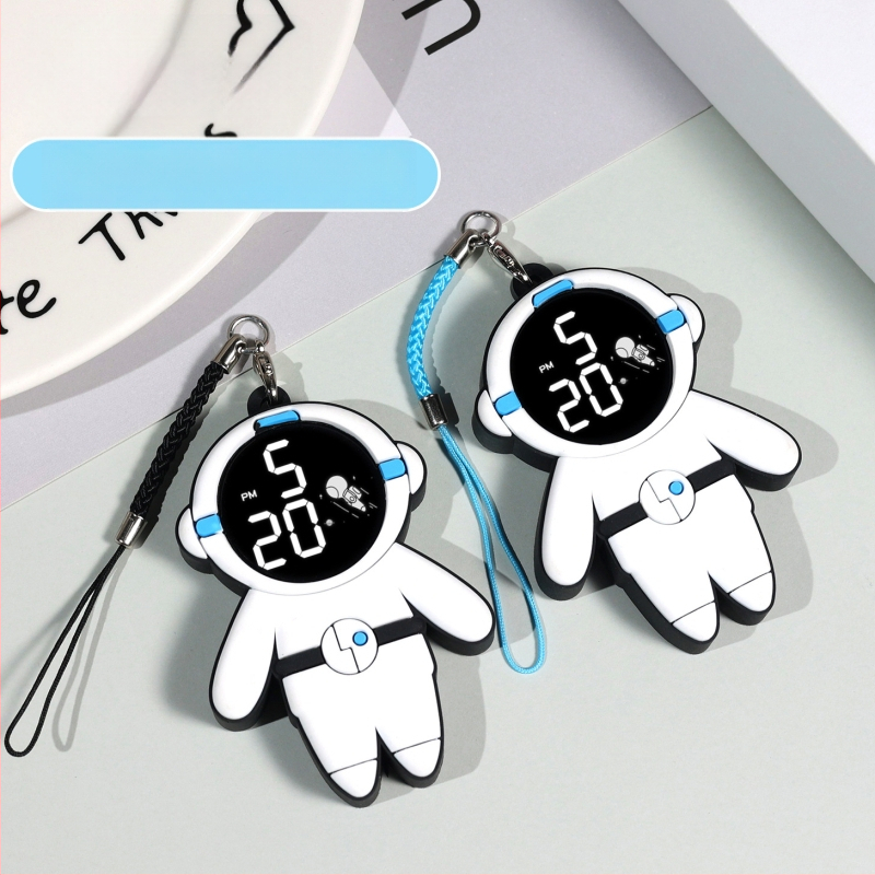 Ключодържател с електронен часовник за ученици със светещ цифров дисплей, водоустойчив до 10 м, електронен ход