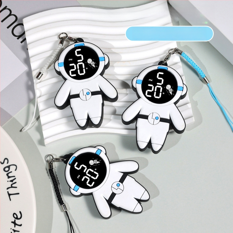 Ключодържател с електронен часовник за ученици със светещ цифров дисплей, водоустойчив до 10 м, електронен ход