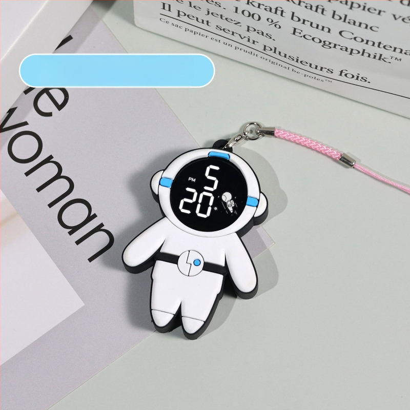 Ключодържател с електронен часовник за ученици със светещ цифров дисплей, водоустойчив до 10 м, електронен ход