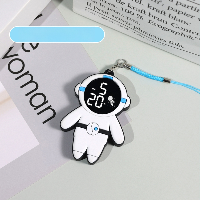 Ключодържател с електронен часовник за ученици със светещ цифров дисплей, водоустойчив до 10 м, електронен ход