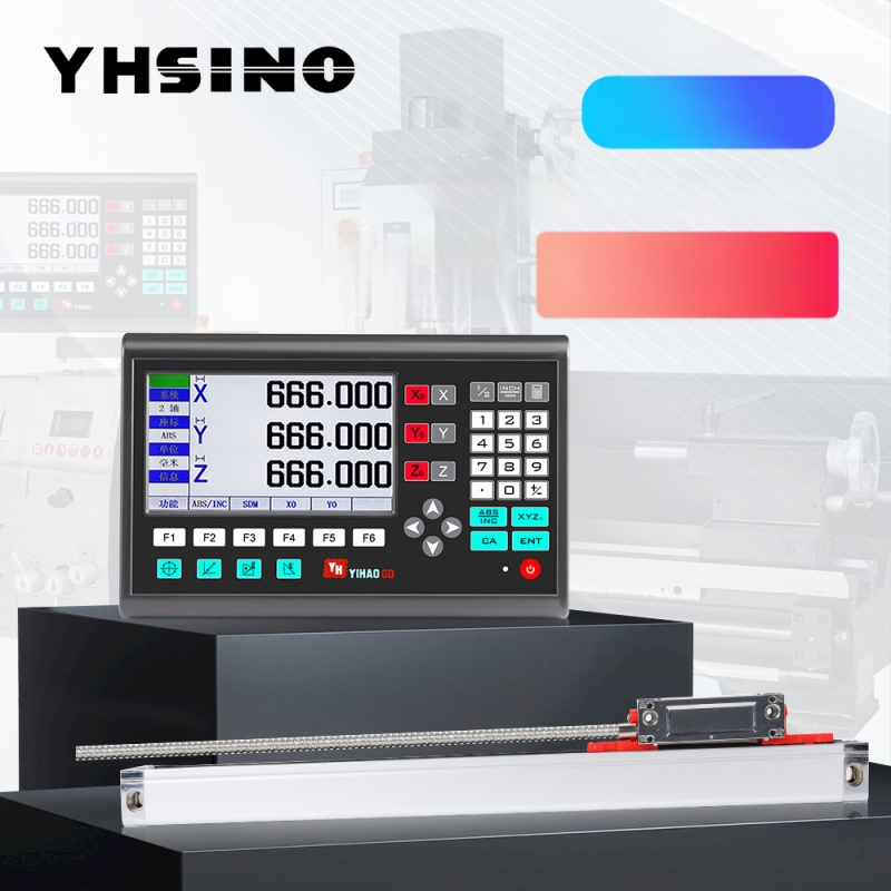 Yiyi electronic cu afișaj digital – senzor de deplasare de înaltă precizie, rezoluție 0,005 mm, potrivit pentru freze, strunguri și mașini de rectificat
