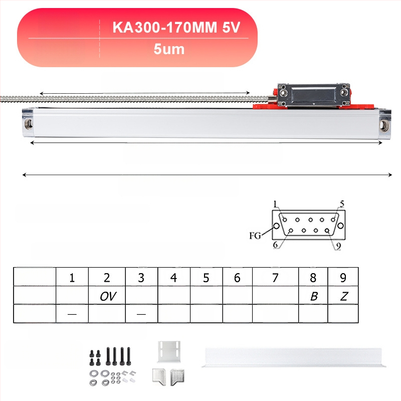 Yiyi electronic cu afișaj digital – senzor de deplasare de înaltă precizie, rezoluție 0,005 mm, potrivit pentru freze, strunguri și mașini de rectificat