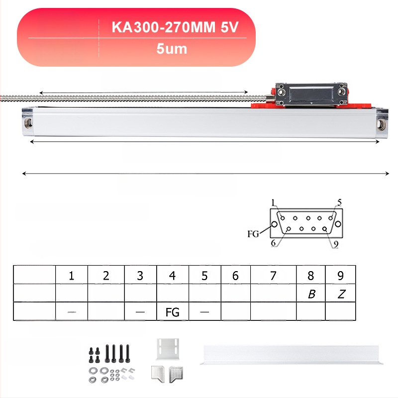 Yiyi electronic cu afișaj digital – senzor de deplasare de înaltă precizie, rezoluție 0,005 mm, potrivit pentru freze, strunguri și mașini de rectificat