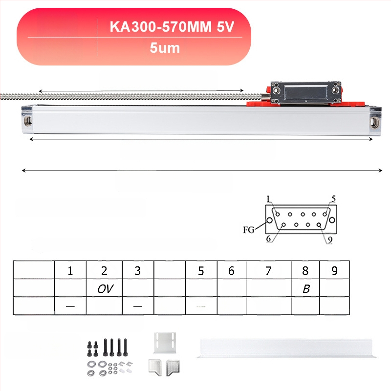 Yiyi electronic cu afișaj digital – senzor de deplasare de înaltă precizie, rezoluție 0,005 mm, potrivit pentru freze, strunguri și mașini de rectificat