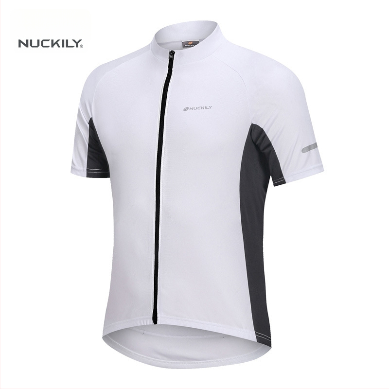 Unisex īsām piedurknēm velosipēdu krekls, režģa audums, mitrumu vadība