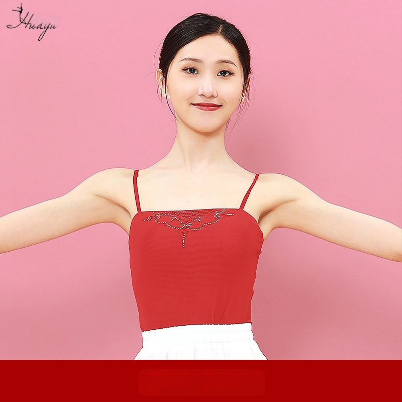 Sievietes klasiskā deju tīkla tops ķīniešu stilā, poliestera 50–70%, vasara 2025