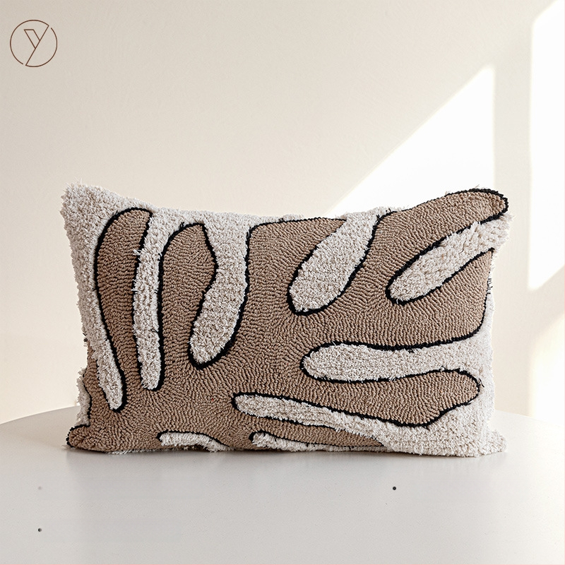 Neljaosaline voodipesu komplekt, Wabi-Sabi tekstuur, taimed ja lilled muster, hotellistiilis disain, logotüübi trükkimine saadaval