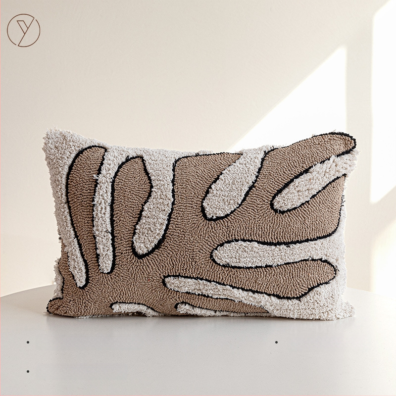 Neljaosaline voodipesu komplekt, Wabi-Sabi tekstuur, taimed ja lilled muster, hotellistiilis disain, logotüübi trükkimine saadaval