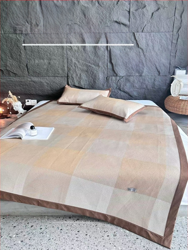 Ice Silk Vine Mat Kit, Kokkuvoldatud Moodne Stiil, Jacquard Kudumine