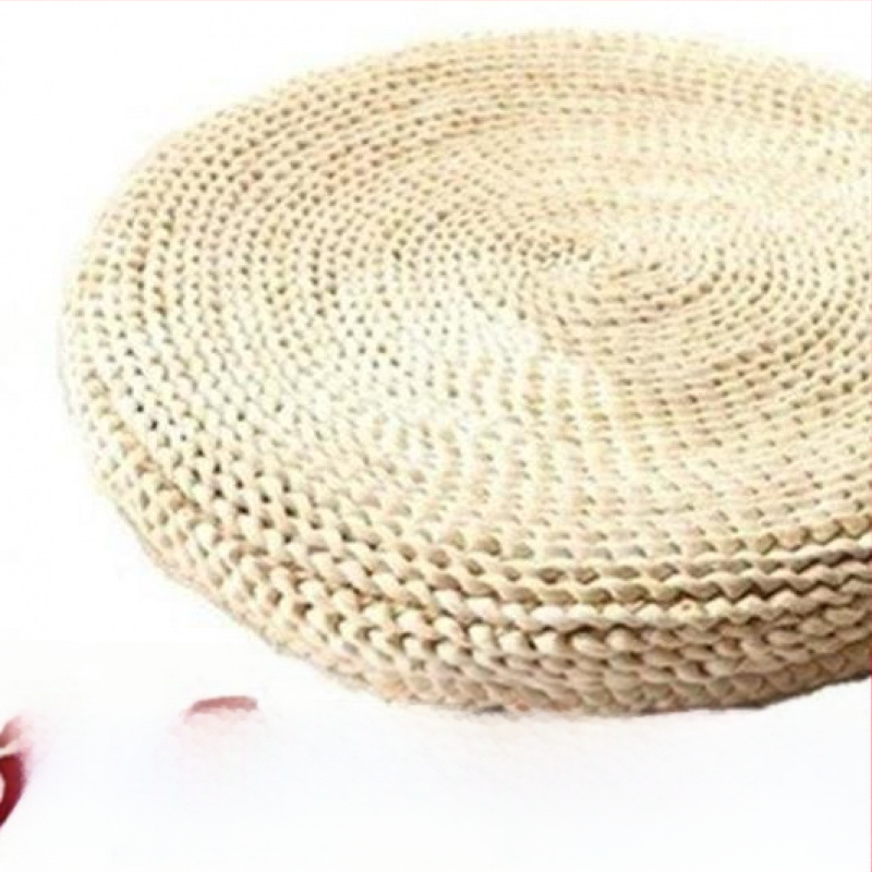 Perna în formă U, stil japonez, umplutură din fibre de mătase, model cu plante, design modern minimalist