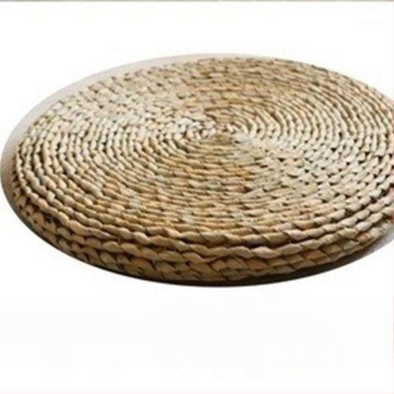 Perna în formă U, stil japonez, umplutură din fibre de mătase, model cu plante, design modern minimalist