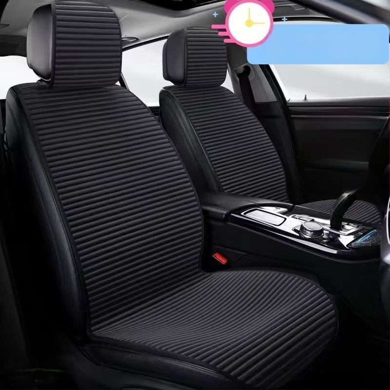 Kravas automašīnas sēdekļa spilvens – pildījums no zoss pūkas, virsma no akrila šķiedras, vasaras elpojošs, universāls piecām vietām