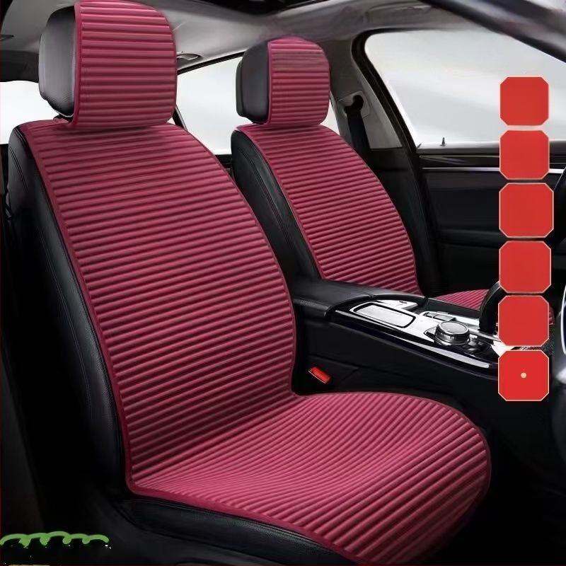 Kravas automašīnas sēdekļa spilvens – pildījums no zoss pūkas, virsma no akrila šķiedras, vasaras elpojošs, universāls piecām vietām