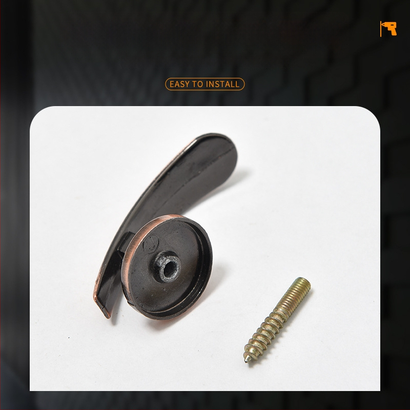 Aizkaru āķis, plakanais leņķis, cinka sakausējums