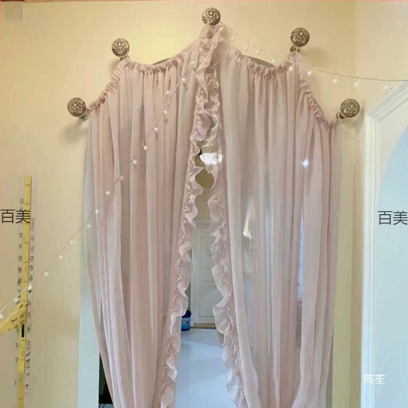 Sveķu aizkaru sienas āķis ar kupola galvu, franču stila dekoratīvs piederums