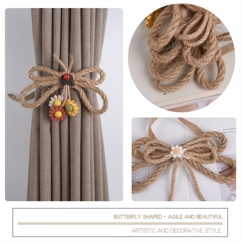 Aizkaru saitēm - mūsdienīgas minimālisma konopju auklas, pletītas, pielāgojamas, zīmols Ming qian