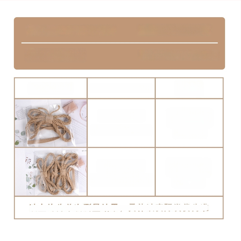 Aizkaru saitēm - mūsdienīgas minimālisma konopju auklas, pletītas, pielāgojamas, zīmols Ming qian